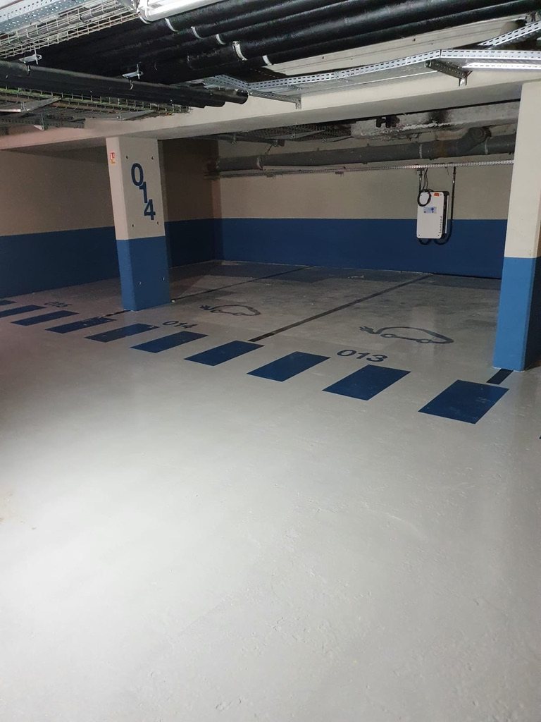 Parking souterrain — rénovation sol