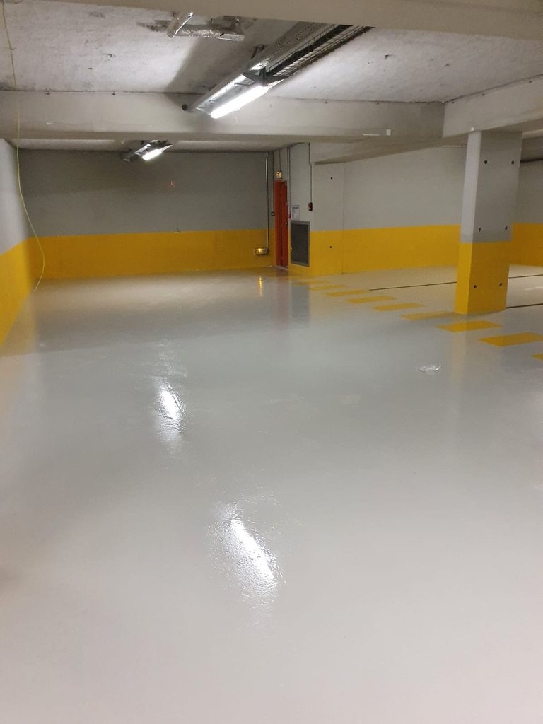 Parking souterrain — rénovation complète