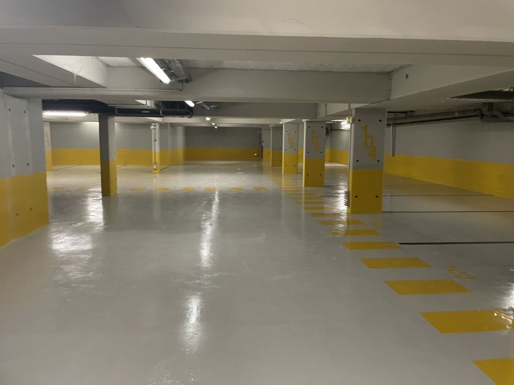 Parking souterrain — rénovation sol