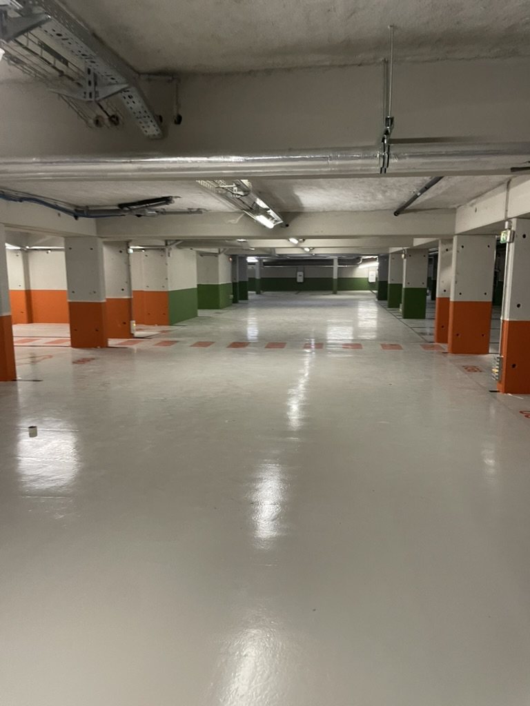 Parking souterrain — rénovation sol